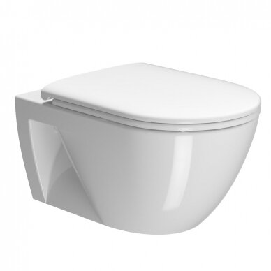 Bebriaunis pakabinamas WC PURA ECO 55x36 Swirlflush® Extraglaze®, GSI 12