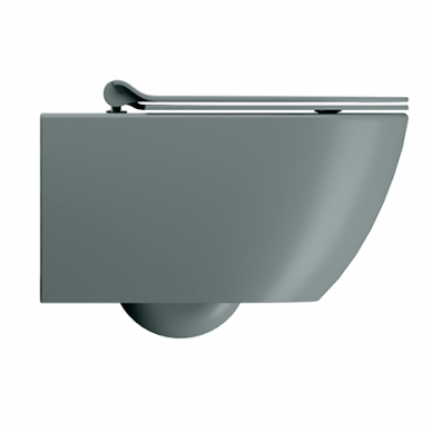 Bebriaunis WC PURA Color 55x36 Agave Swirlflush® Dualglaze® su Soft Close dangčiu, GSI 2