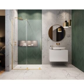 Dušo sienėlė Furo Gold Walk-in, Radaway