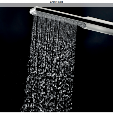 Virštinkinė dušo sistema APICE SLIM, termostatinė, įvairių spalvų, Bossini 3