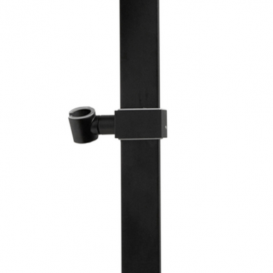 Душевой набор FLAT-One: подставка с лейкой, черный матовый, Bossini 4
