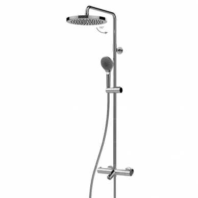 Душ / ванна ELIOS 250 с термостатом, стационарной насадкой 250 и ручным душем, Bossini 1