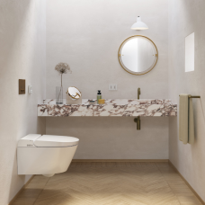 Išmanusis unitazas WClean Dualglaze® Swirlflush® su apiplovimu, matinis baltas, GSI