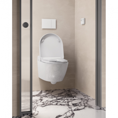 Išmanusis unitazas WClean Dualglaze® Swirlflush® su apiplovimu, matinis baltas, GSI 6