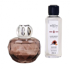 Katalitinė lempa kvapams ADAGIO PINK + kvapas VELVET OF ORIENT 250ml, Maison Berger