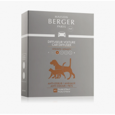 Kvapas automobiliui ANTI-ODOURS PETS, Maison Berger (papildymas)