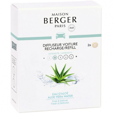 Kvapas automobiliui Aloe Vera Water, Maison Berger (papildymas)