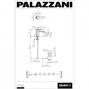 Bide maišytuvas MIS, Palazzani