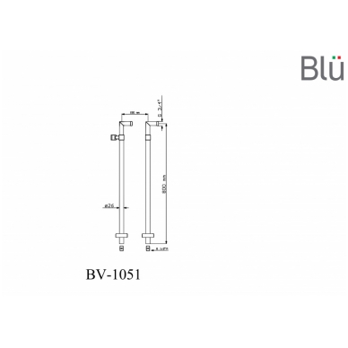 Modernios maišytuvo kojos su laikikliu Blu 4