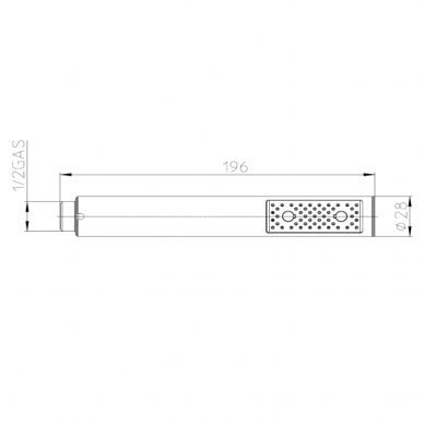 Ручной душ из нержавеющей стали ZEN INOX, Bossini 2