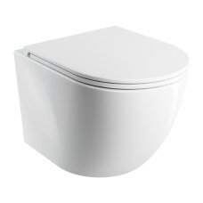 Pakabinamas bebriaunis WC OTTAWA 49x37 SILENT POWER™ su Soft Close dangčiu, OMNIRES