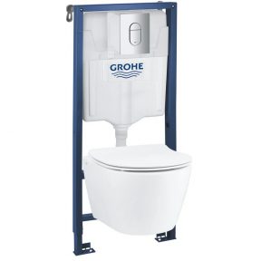 Grohe Serel Rimless WC puodas+Grohe Solido rėmas su klavišu