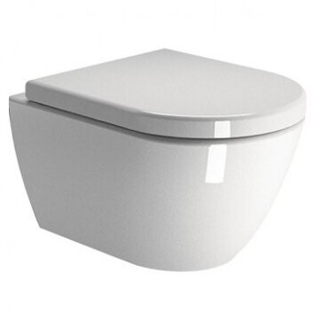 Bebriaunis pakabinamas WC PURA Compact 50x36 Swirlflush® Extraglaze®, GSI 2