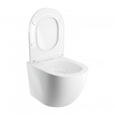 Pakabinamas bebriaunis WC OTTAWA 49x37 SILENT POWER™ su Soft Close dangčiu, OMNIRES 3