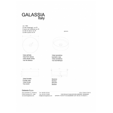 Pastatomas praustuvas SmartB 38 juodas, Galassia 4