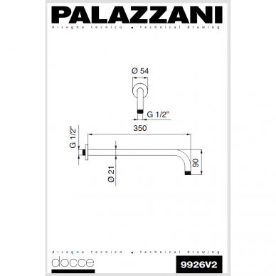 Встраиваемая душевая система Palazzani Mis 9