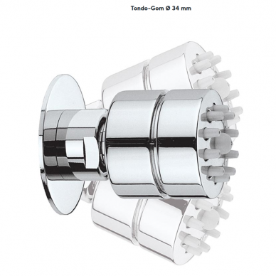 Purkštukas kūnui TONDO GOM Ø34, chromas, Bossini 2