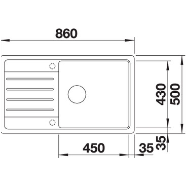 Silgranit мойка Blanco Legra XL 6 S 1
