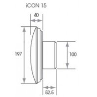 Вентилятор ICON 15 Airflow, золотой 5