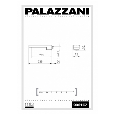 Vonios čiaupas MIS, Palazzani